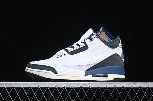 All categories Air Jordan Jordan series basketball shoes Air Jordan 3 Air Jordan 3 Retro OG SP "Diffused Blue" AJ3 Joe 3 white and blue cement HV8571-100